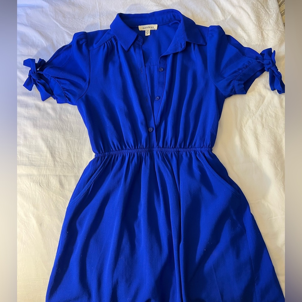 Royal blue dress
